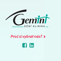 Propagujeme oční kliniku Gemini