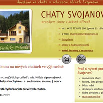 Ubytování na chatě Svojanov