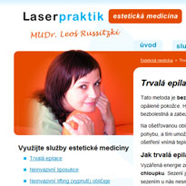 Nové webové stránky pro Laserpraktik